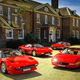 Two models came between the 308 and the F355; the 348 (middle) and the 328 (back).